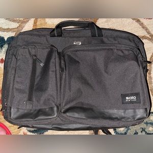 Solo New York Duane Hybrid Convertible Laptop Briefcase